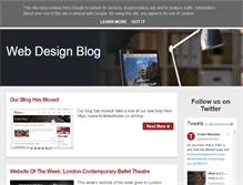 Tablet Screenshot of blog.toolkitwebsites.co.uk
